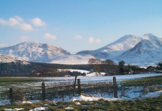 Mourne Mountains in Northern Ireland Mourne Mountains in Northern Ireland