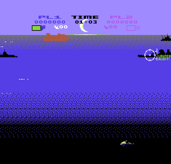 Seawolves Submarine Game on the Commodore 64 Seawolves Submarine Game on the Commodore 64