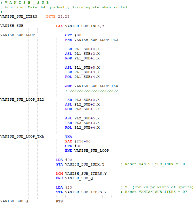 Submarine implosion routine Submarine implosion routine